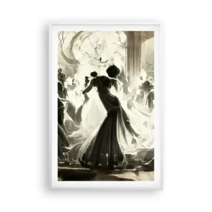 Poster in einem weißen Rahmen - Die große Maskerade - 61x91 cm