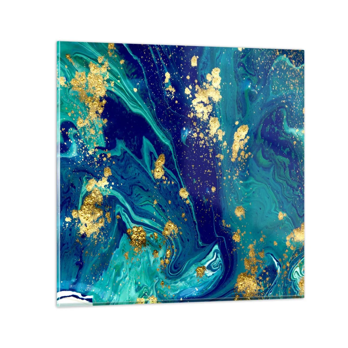 Glasbild - Bild auf glas - Die Blütenblätter der Sonne - 60x60 cm