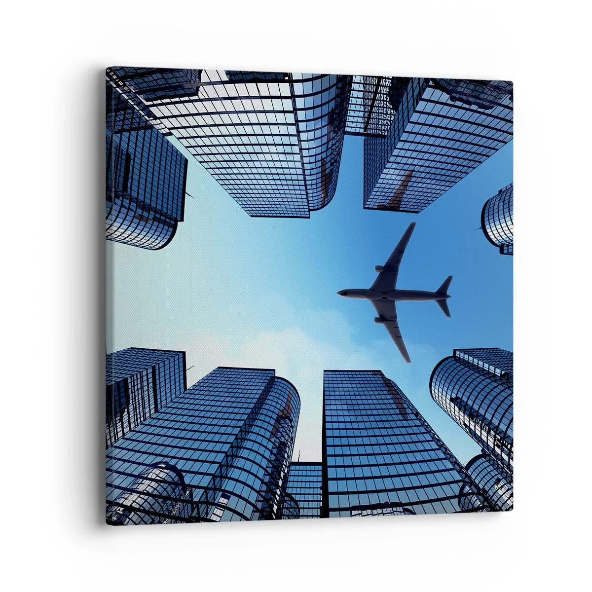 Bild auf Leinwand - Leinwandbild - Der Blick aus der Glasschlucht - 40x40 cm