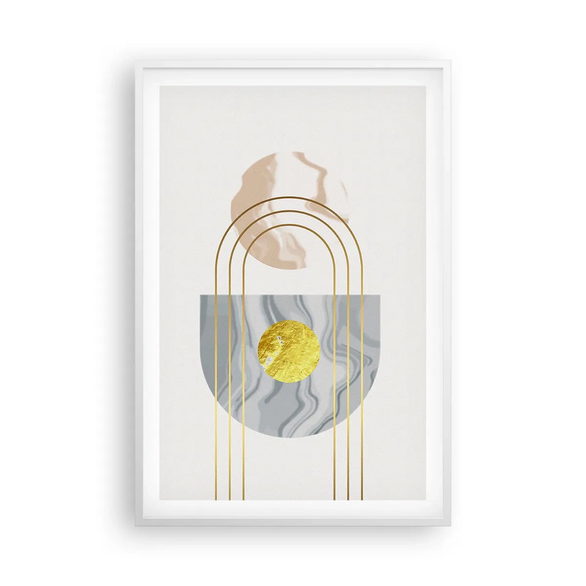 Poster in einem weißen Rahmen - Helligkeit und Brillanz - 61x91 cm