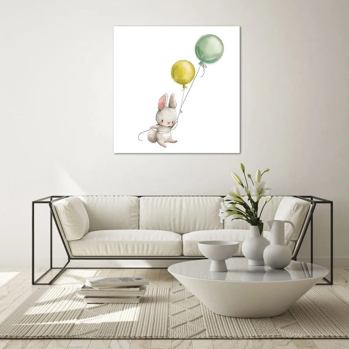 Glasbild - Bild auf glas - Ich werde auch fliegen! - 50x50 cm