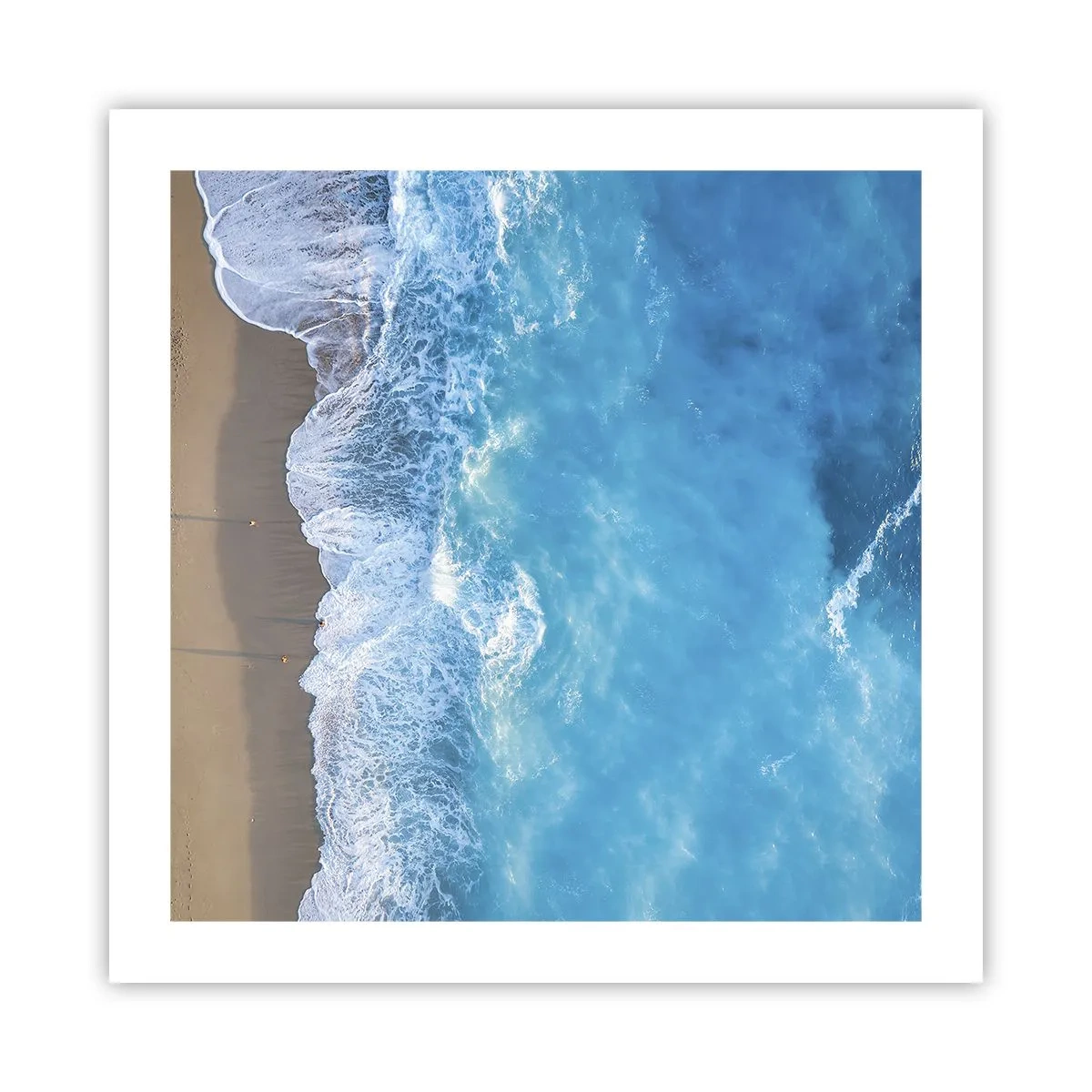 Poster - Die Kraft des Blaus - 50x50 cm