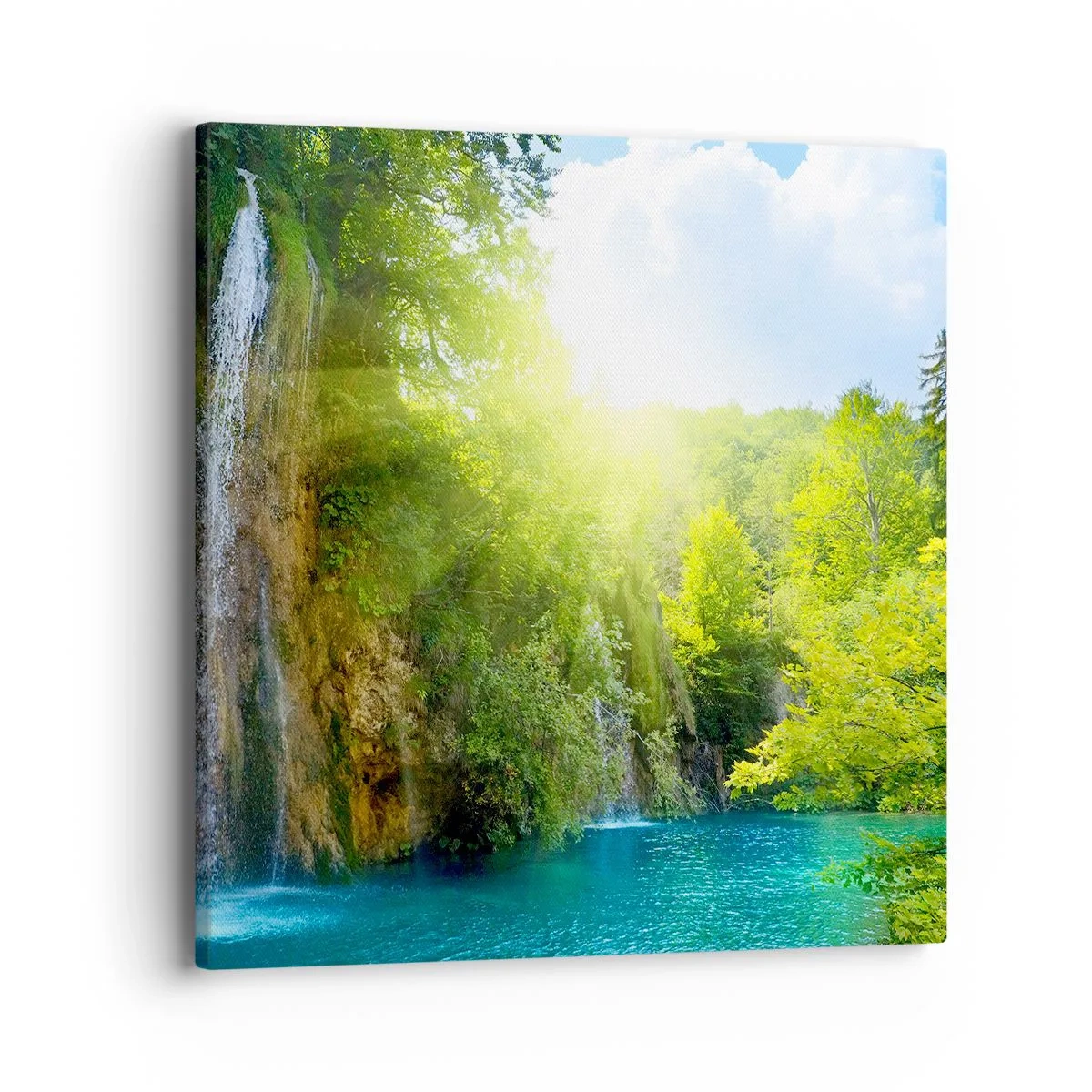 Bild auf Leinwand - Leinwandbild - Es muss Eden sein - 40x40 cm