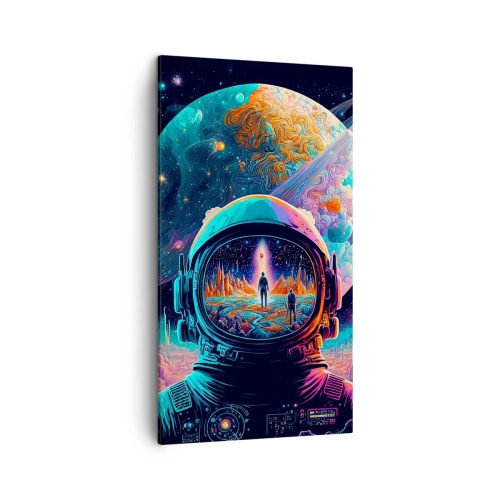 Bild auf Leinwand - Leinwandbild - Philosophen haben nicht davon geträumt - 45x80 cm