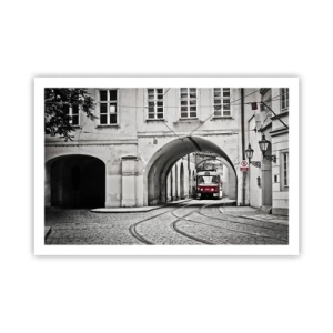 Poster - Durch das Stadtlabyrinth - 91x61 cm