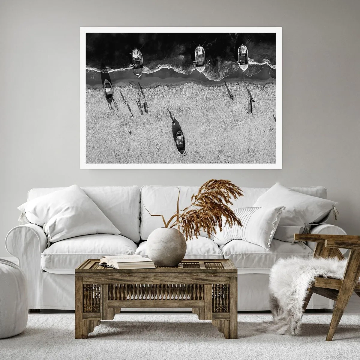 Poster - Immer noch am Ufer… - 91x61 cm