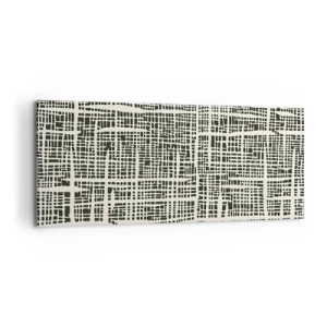 Bild auf Leinwand - Leinwandbild - Gewebte Komposition - 100x40 cm
