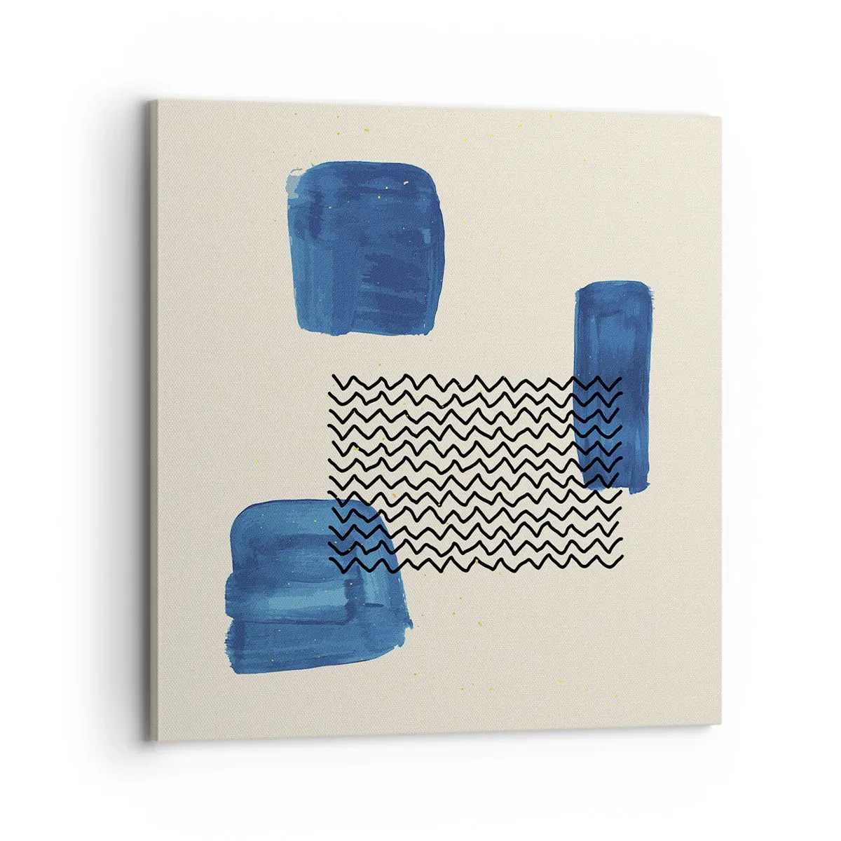 Bild auf Leinwand - Leinwandbild - Ein abstraktes Quartett - 70x70 cm