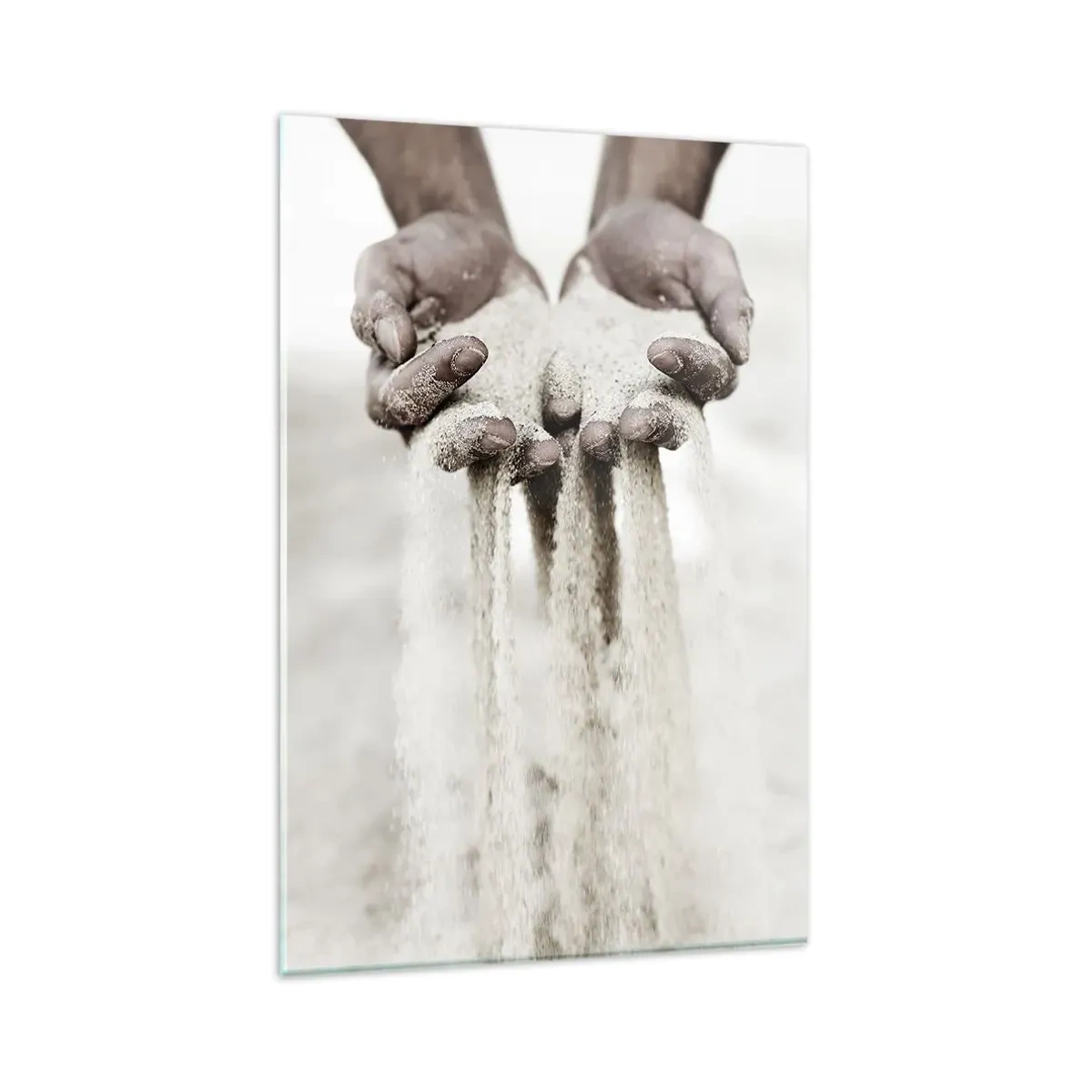 Glasbild - Bild auf glas - Mit diesen Händen… - 80x120 cm