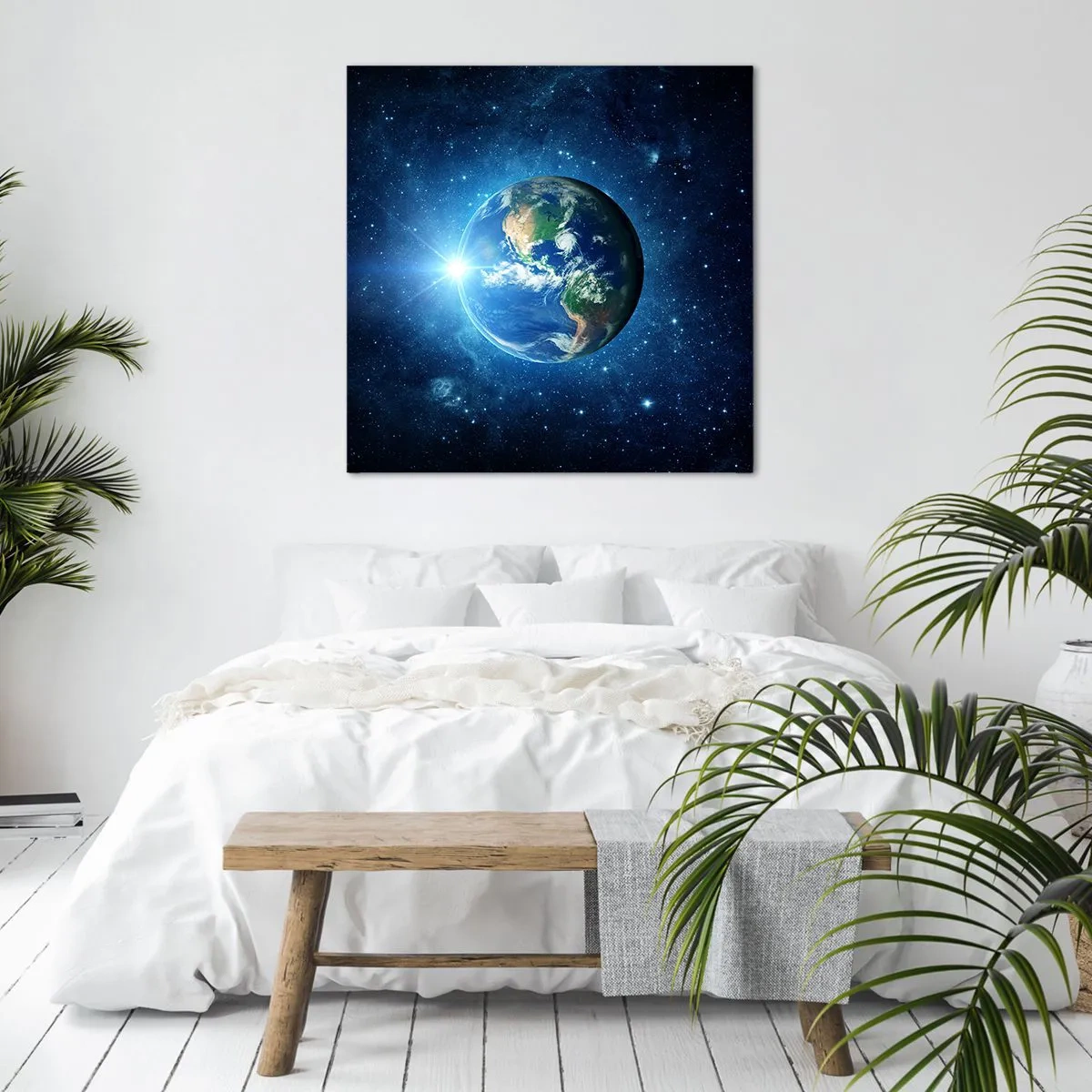 Bild auf Leinwand - Leinwandbild - Wir sind im Himmel - 70x70 cm