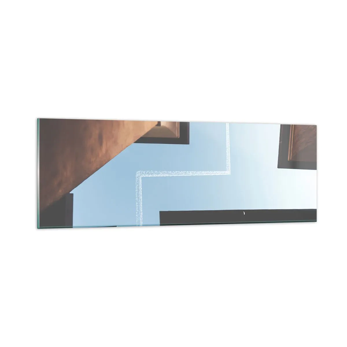 Glasbild - Bild auf glas - Über dem Stadtlabyrinth - 90x30 cm