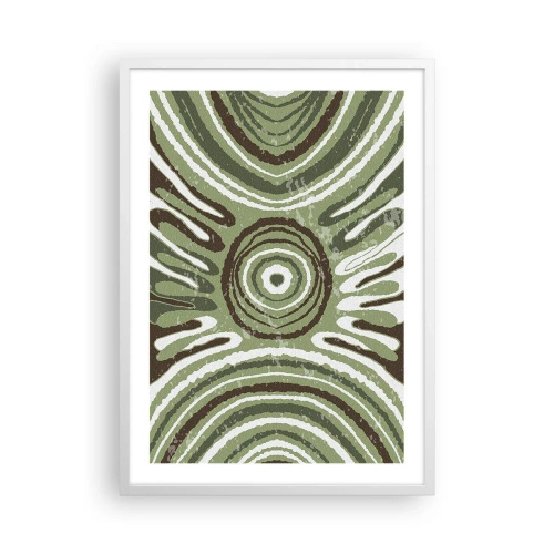 Poster in einem weißen Rahmen - Explosion von Emotionen - 50x70 cm
