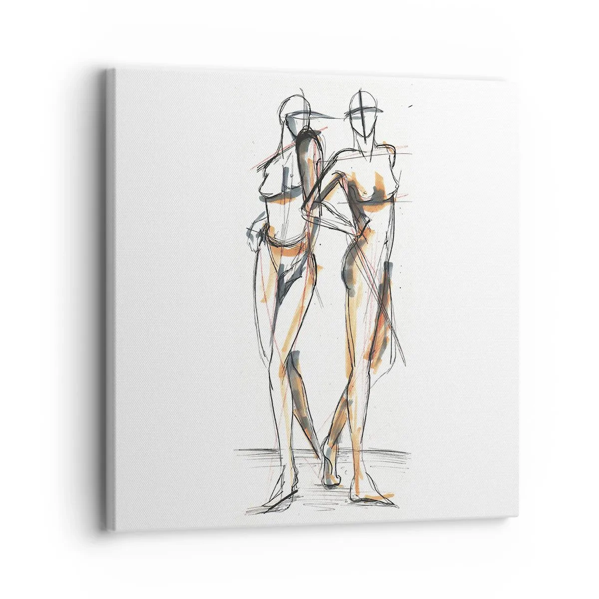 Bild auf Leinwand - Leinwandbild - Studie der Gnade - 30x30 cm