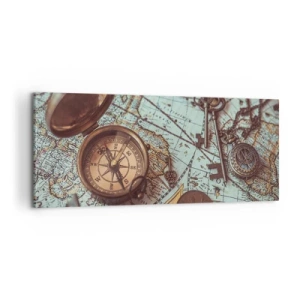 Bild auf Leinwand - Leinwandbild - Für den Abenteurer - 100x40 cm