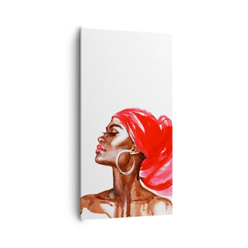 Bild auf Leinwand - Leinwandbild - Es weht ein Wind, der die Nase eines Mannes öffnet - 65x120 cm