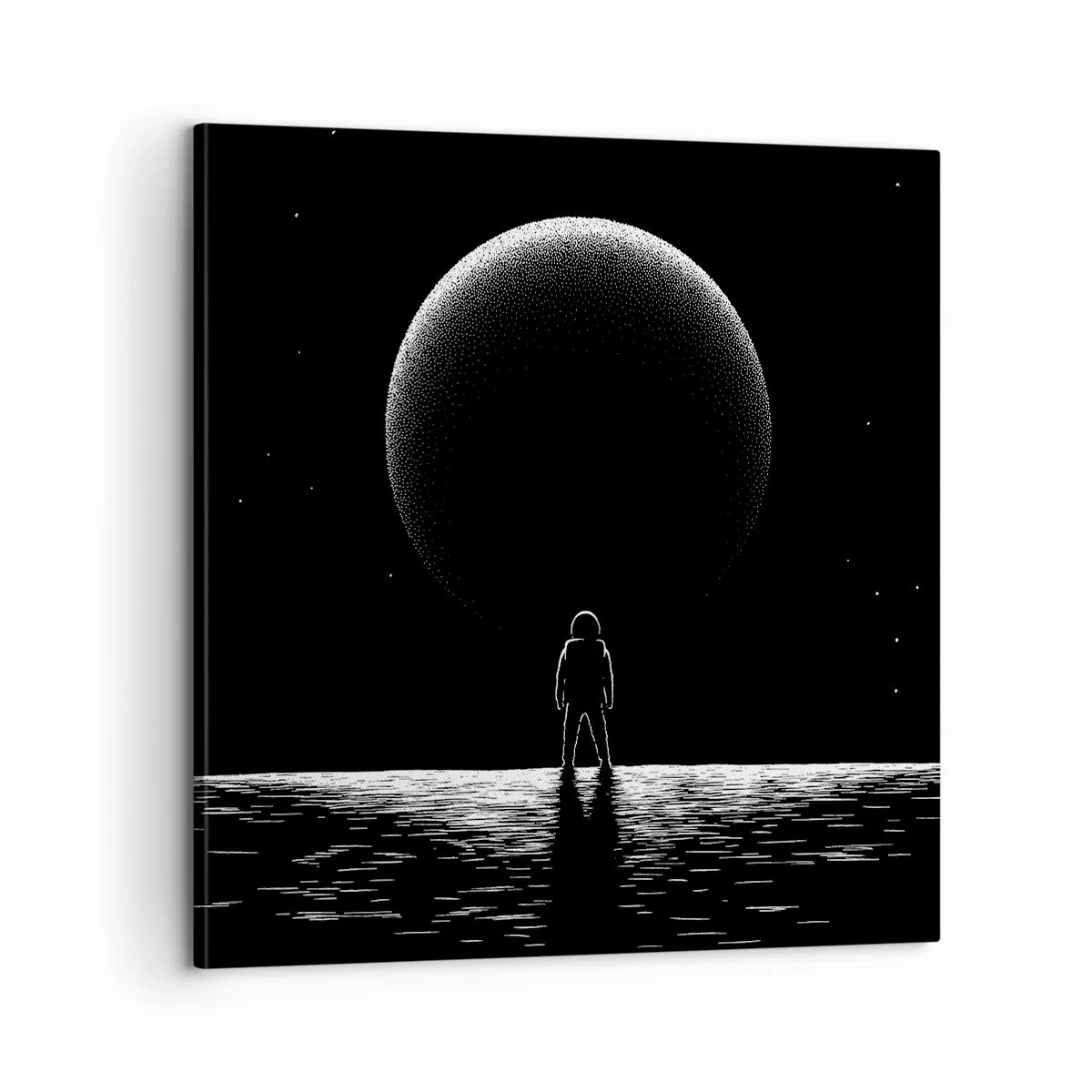 Bild auf Leinwand - Leinwandbild - Angesicht zu Angesicht - 60x60 cm