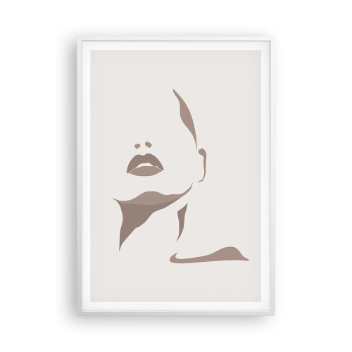 Poster in einem weißen Rahmen - Aus Licht und Schatten - 70x100 cm