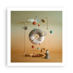 Poster - Alles kann passieren - 60x60 cm