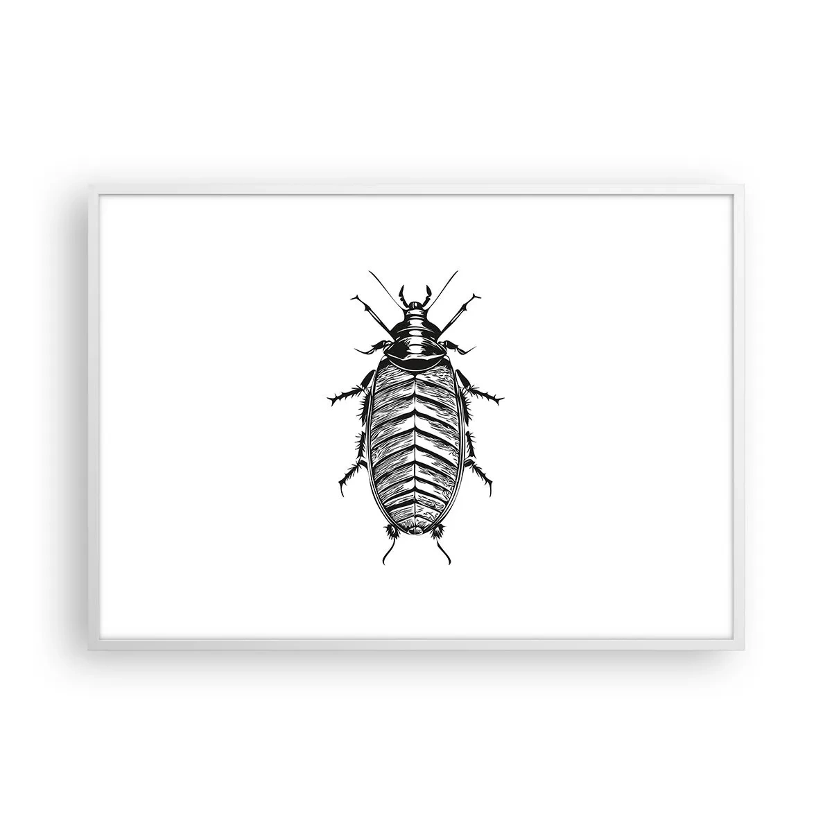 Poster in einem weißen Rahmen - Was für ein Exemplar! - 100x70 cm