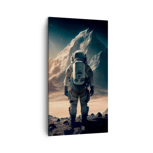 Bild auf Leinwand - Leinwandbild - Neue Herausforderung - 45x80 cm