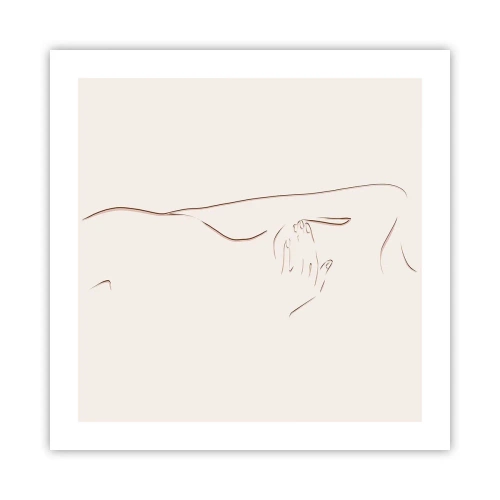 Poster - Die Form des Verlangens - 50x50 cm