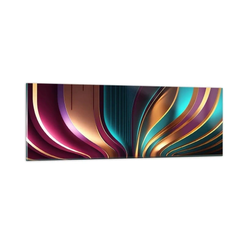 Glasbild - Bild auf glas - Architektur des Lichts - 90x30 cm