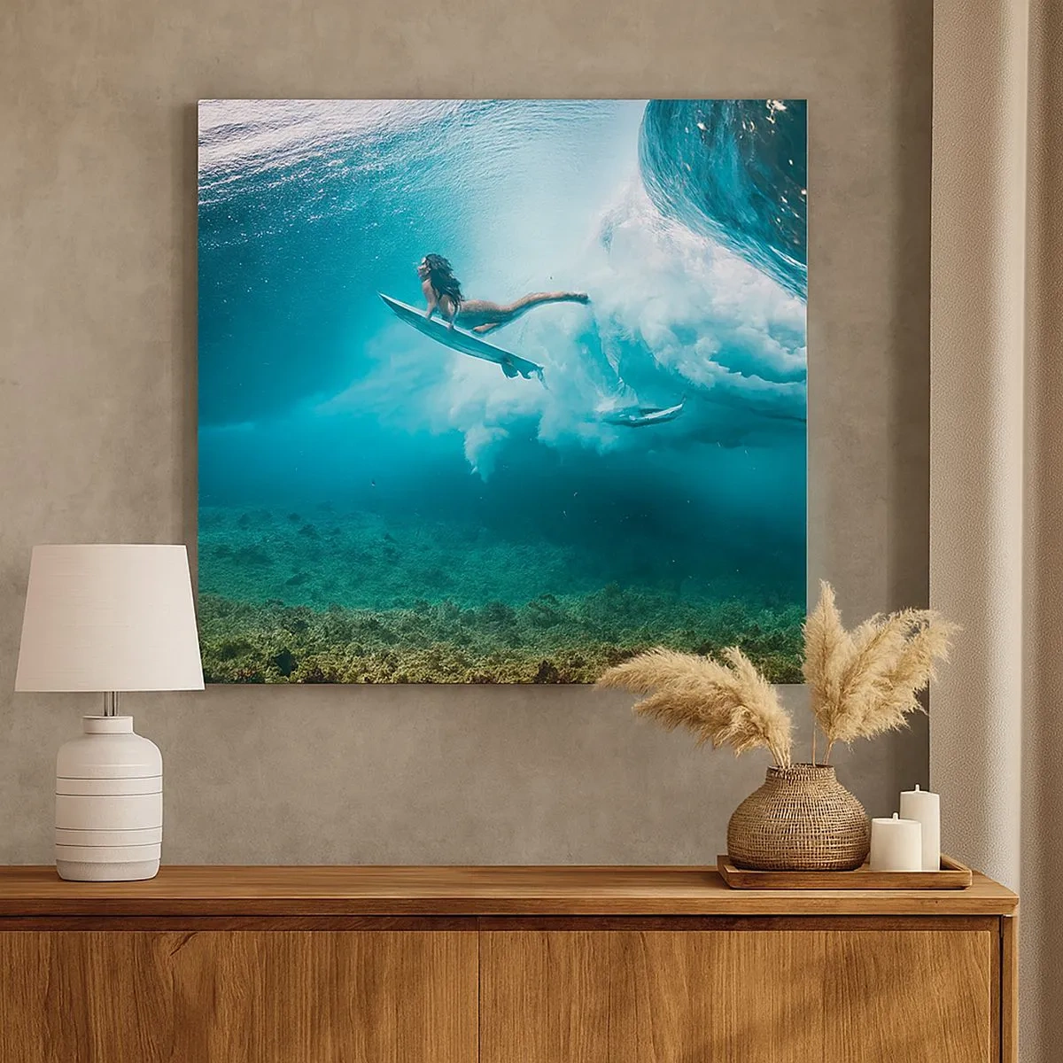 Bild auf Leinwand - Leinwandbild - ... und ich werde dich nicht verlassen ... - 30x30 cm