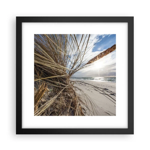 Poster in einem schwarzem Rahmen - Ein Treffen der Elemente der Natur - 30x30 cm