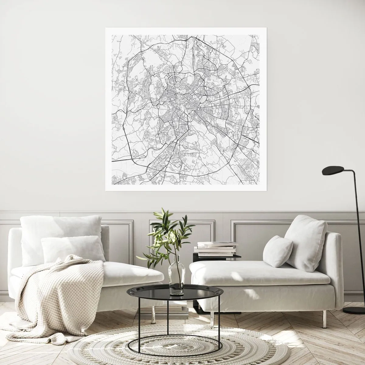 Poster - Römischer Kreis - 60x60 cm