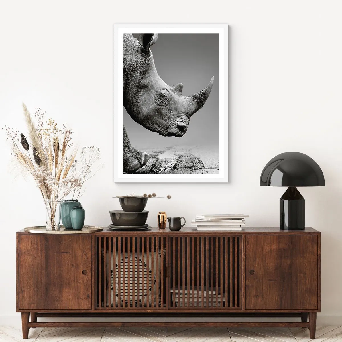 Poster in einem weißen Rahmen - Unaufhaltsame Stärke - 61x91 cm