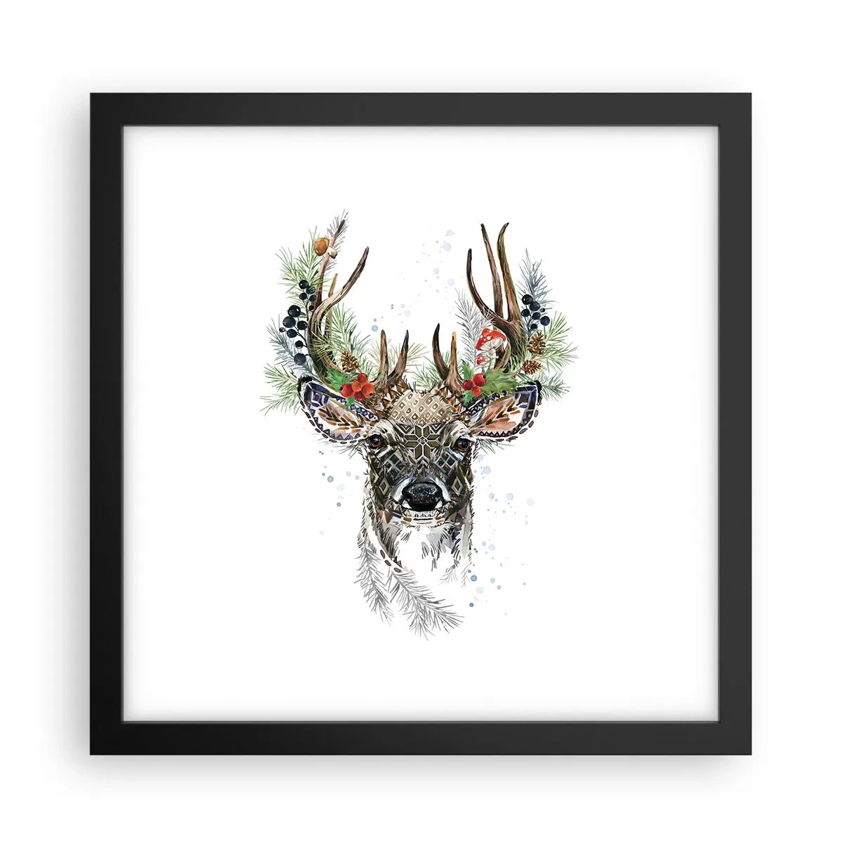 Poster in einem schwarzem Rahmen - Im festlichen Gewand - 30x30 cm