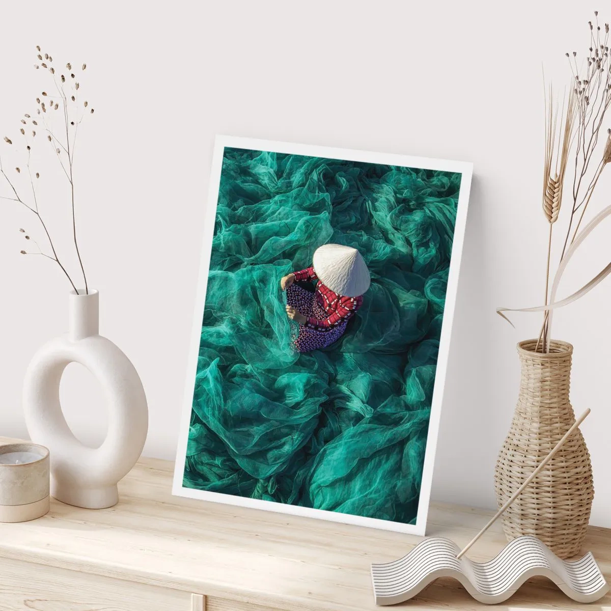 Poster - In einem Meer aus Netzen - 40x50 cm
