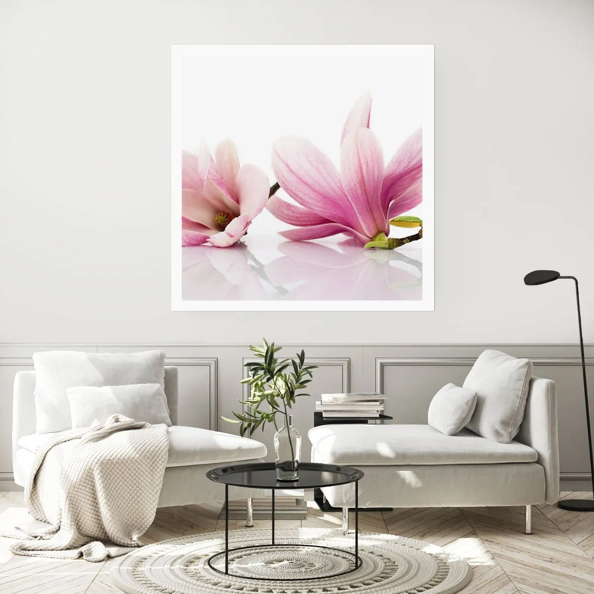 Poster - Zart wie ein Frühlingswind - 60x60 cm
