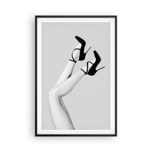 Poster in einem schwarzem Rahmen - Verkehrt herum - 61x91 cm