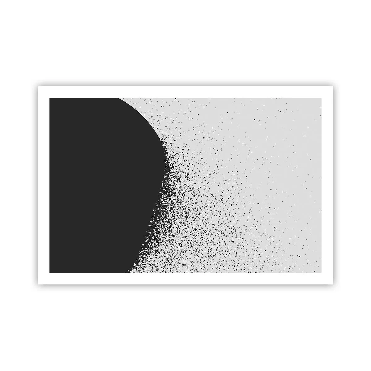Poster - Bewegung von Molekülen - 91x61 cm
