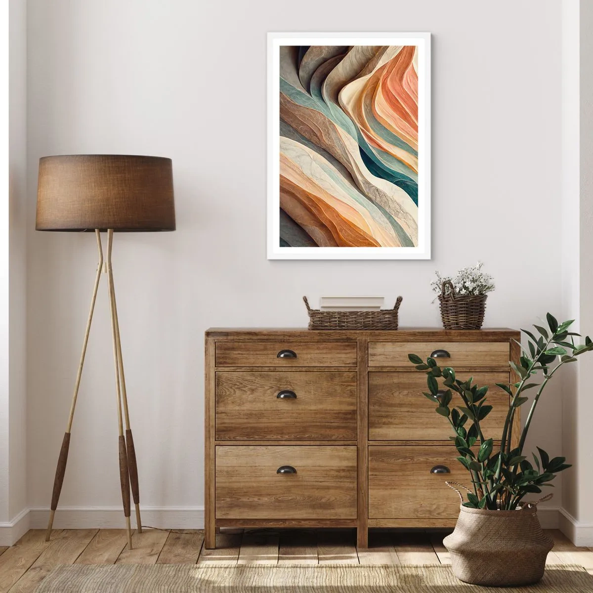 Poster in einem weißen Rahmen - Moment vor der Veränderung - 40x50 cm