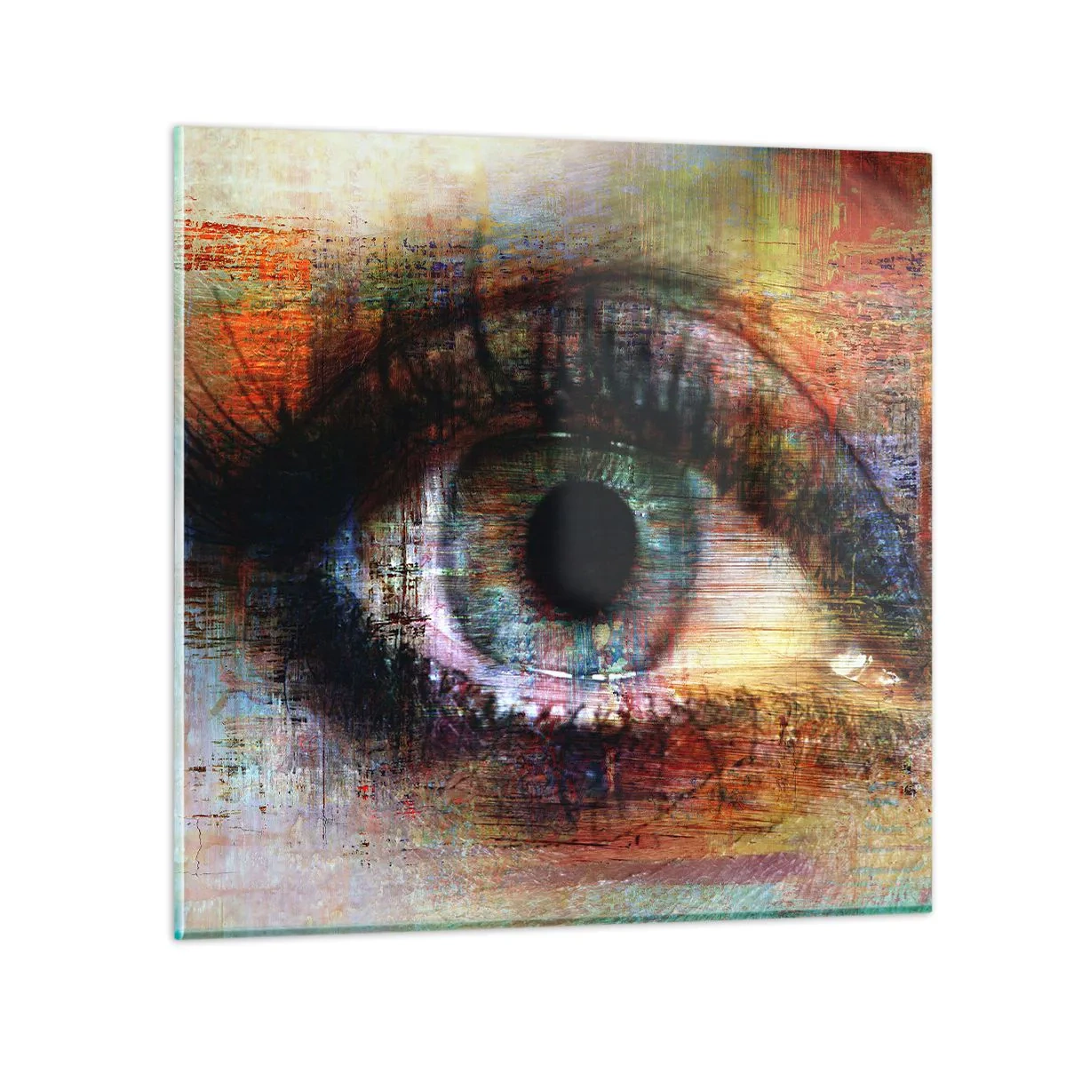 Glasbild - Bild auf glas - Du kannst in die Seele sehen - 50x50 cm