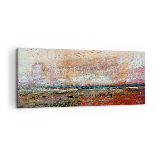 Bild auf Leinwand - Leinwandbild - Vielleicht liegt es am Meer - 100x40 cm