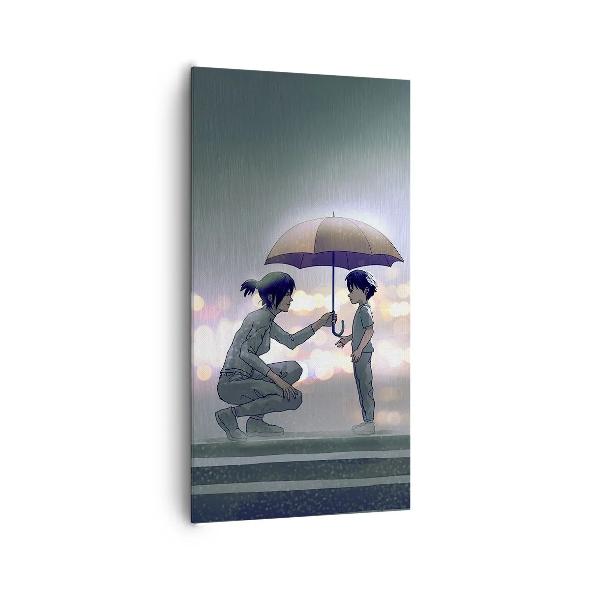 Bild auf Leinwand - Leinwandbild - Und jetzt ist alles in Ordnung - 65x120 cm