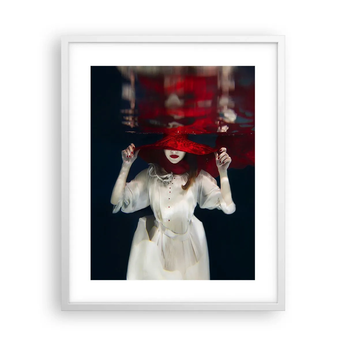 Poster in einem weißen Rahmen - Boshafte Göttin in der slawischen Mythologie - 40x50 cm