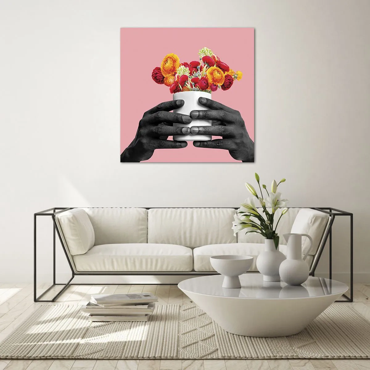 Glasbild - Bild auf glas - Die Apotheose des Lebens - 70x70 cm