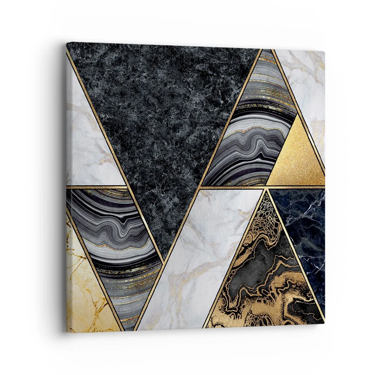 Bild auf Leinwand - Leinwandbild - Stein um Stein - 30x30 cm