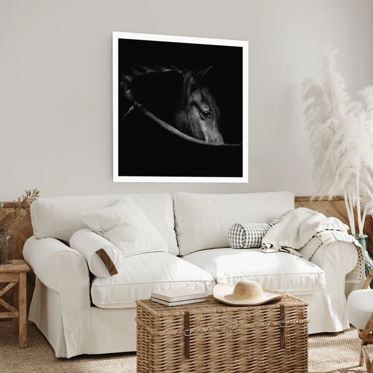 Poster - Schwarzer Prinz - 50x50 cm