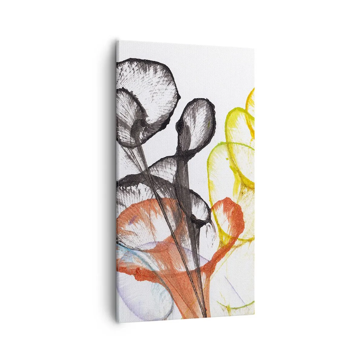 Bild auf Leinwand - Leinwandbild - Blumen mit Seele - 55x100 cm