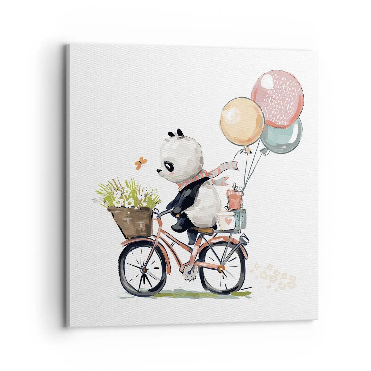 Bild auf Leinwand - Leinwandbild - Glücklicher Tag - 70x70 cm