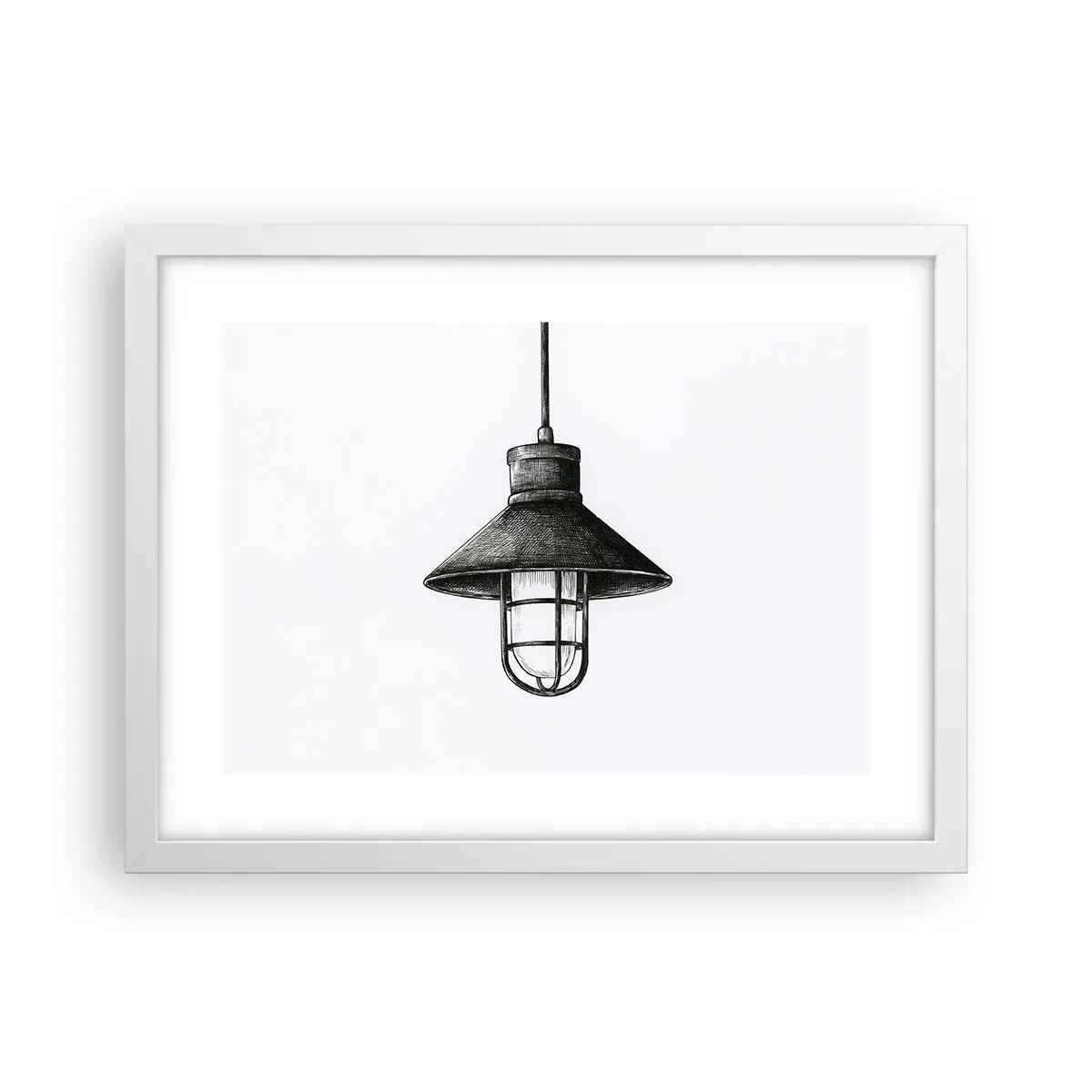 Poster in einem weißen Rahmen - Wie vor Jahren… - 40x30 cm