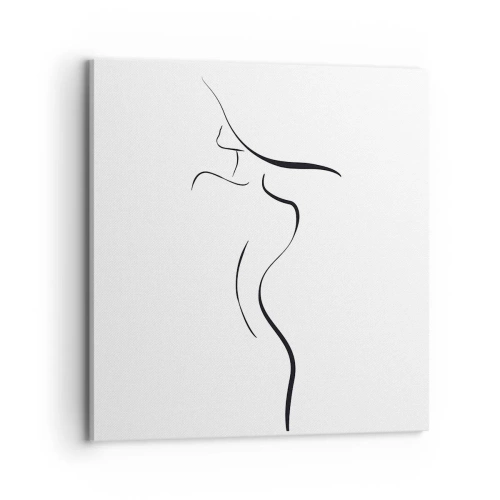 Bild auf Leinwand - Leinwandbild - Flüchtig wie eine Welle - 70x70 cm