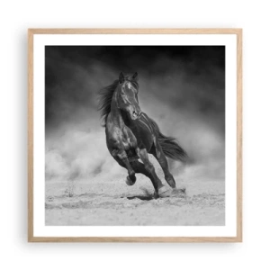 Poster in einem Rahmen aus heller Eiche - Würdig des Emirs selbst - 60x60 cm