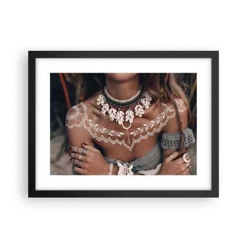 Poster in einem schwarzem Rahmen - Talismane, Rituale der Weiblichkeit - 40x30 cm