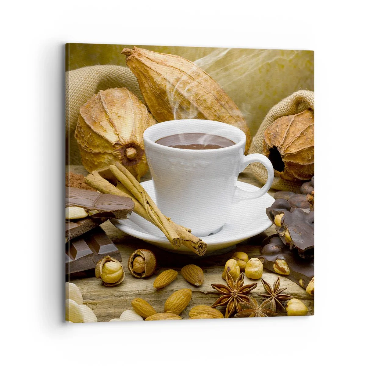 Bild auf Leinwand - Leinwandbild - Für Nervenkitzel-Suchende - 70x70 cm